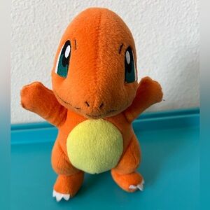 2017 Pokémon Charmander Plush by Tomy 7” Stuffed Animal Toy Authentic